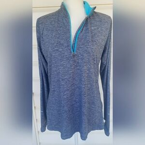 Nike Runming Dri-Fit Pullover Outerwear Layer Long Sleeve Thumb Holes!!!!